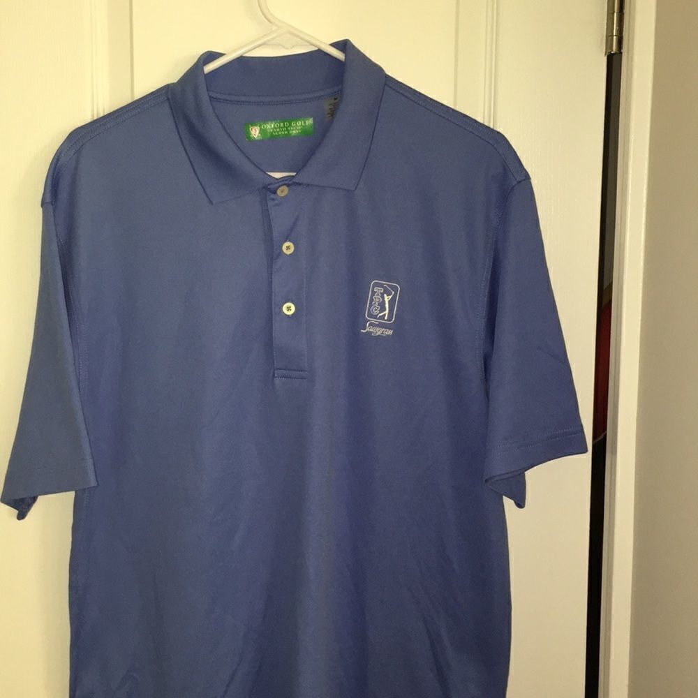 Blue Polyester TPC The players Championship Sawgrass Home golf polo Shirt M